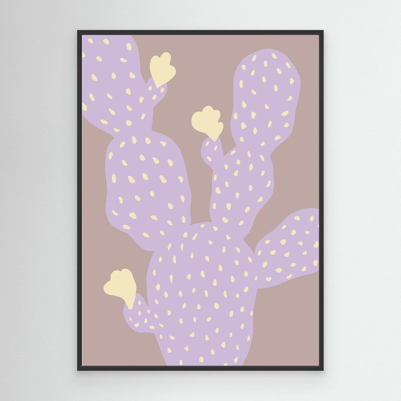 Purple Cactus Bloom by Pictufy Studio
