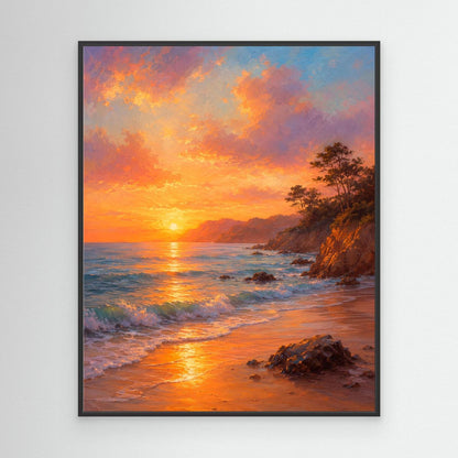 Golden Coastal Sunset