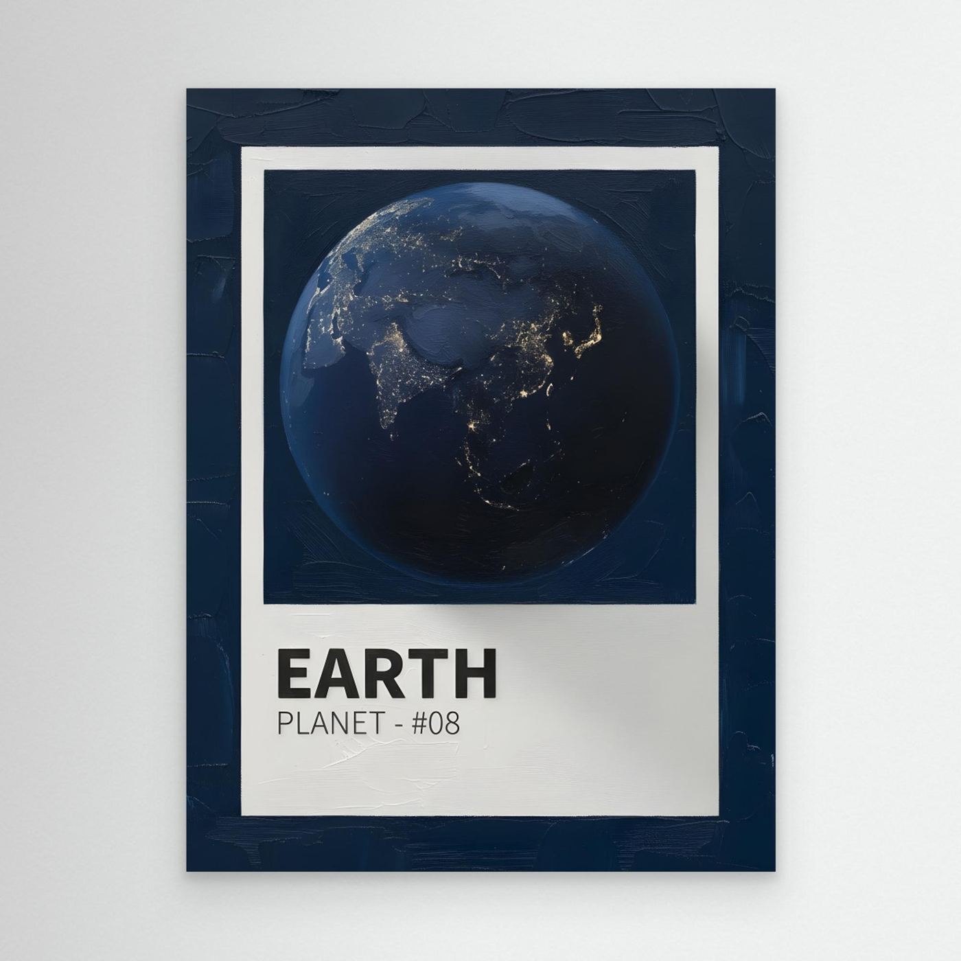 Planet Earth Night View by Hugo