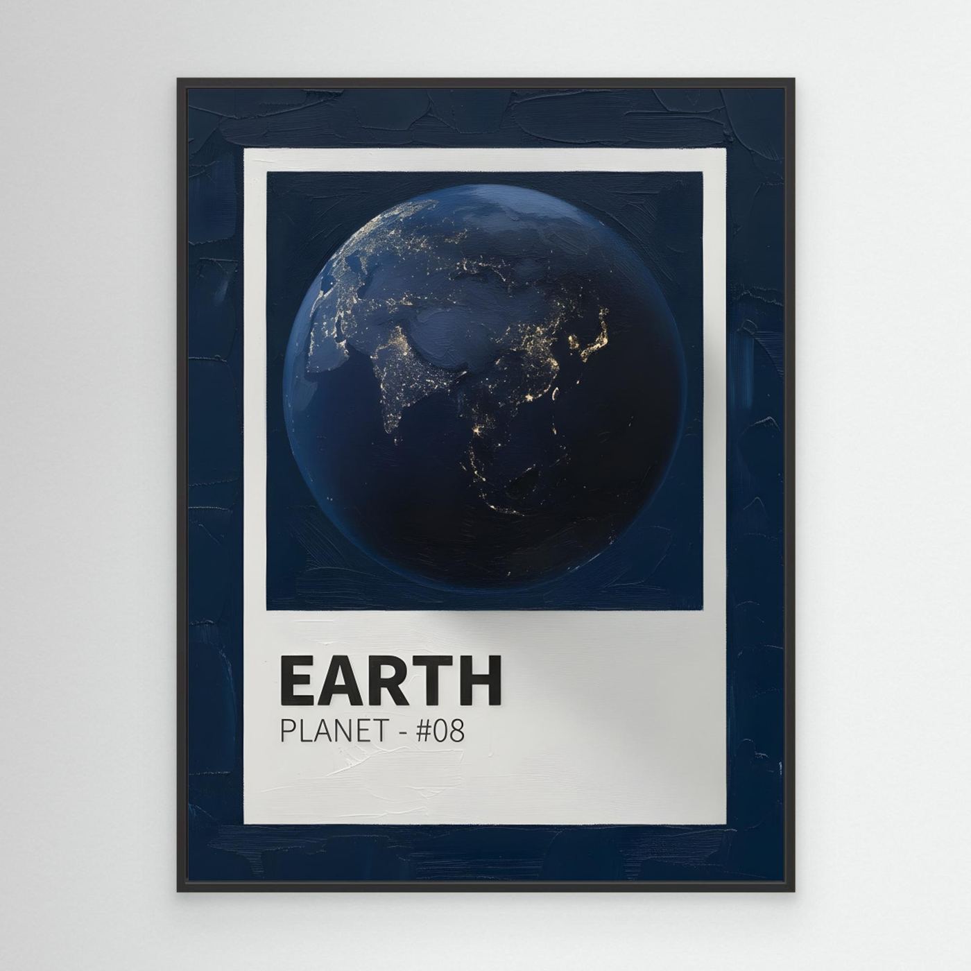 Planet Earth Night View by Hugo