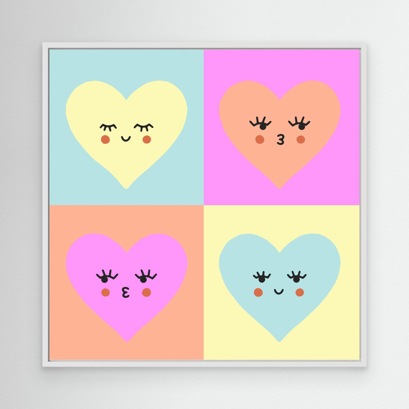 Happy Cute Hearts by Treechild