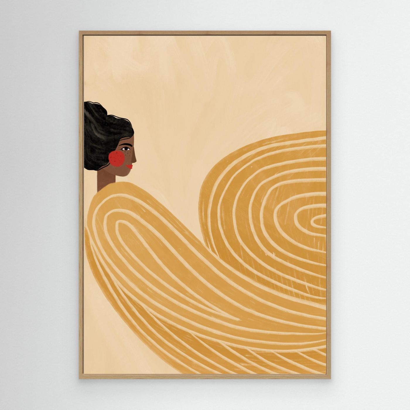 The Woman With the Yellow Stripes by Bea Müller