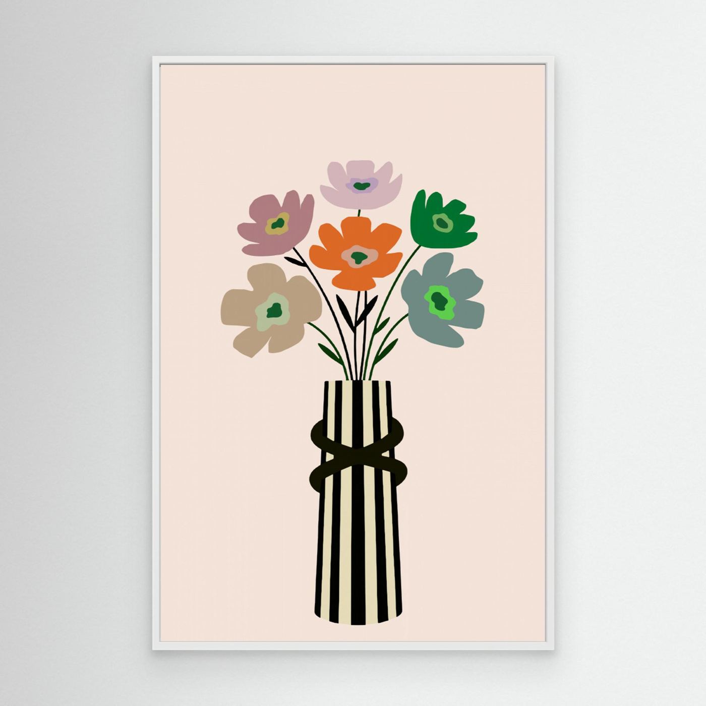 Colorful Flower Bouquet by Cartissi