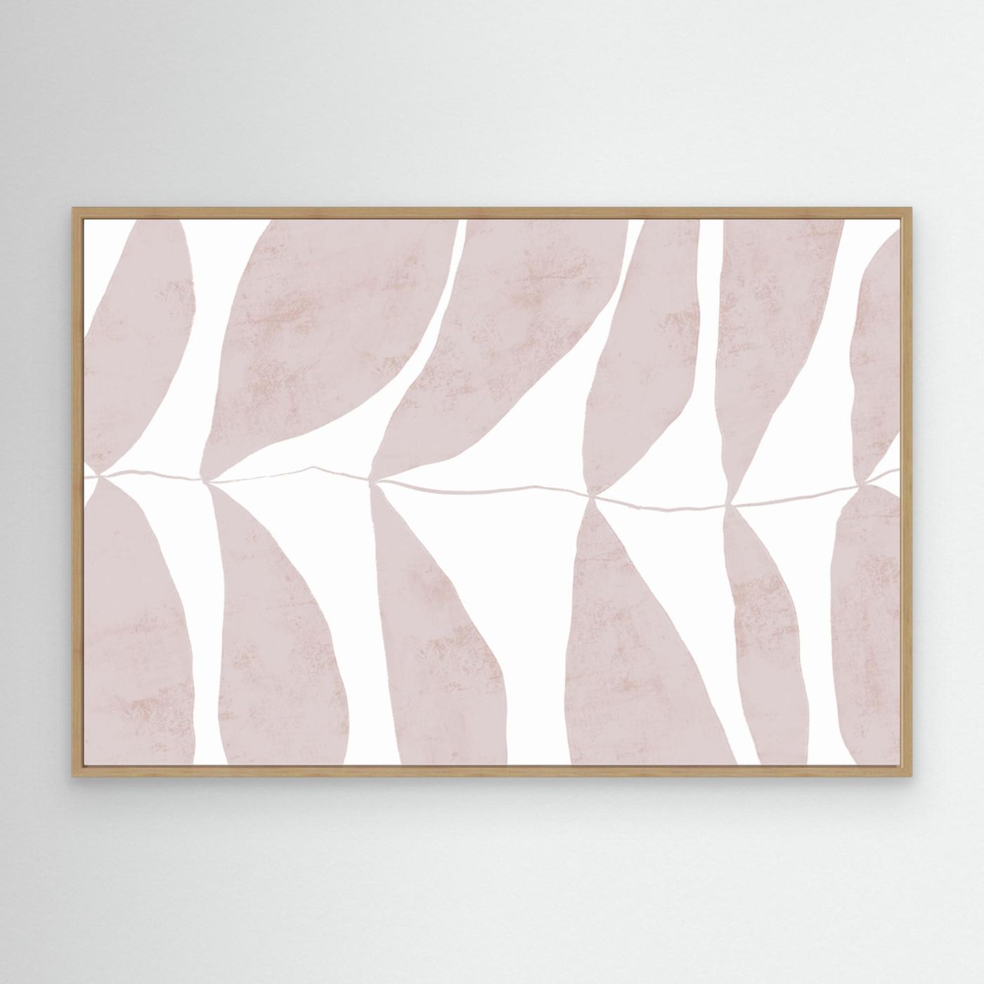 Leaf Patterns in Soft Beige Tones by Uplusmestudio
