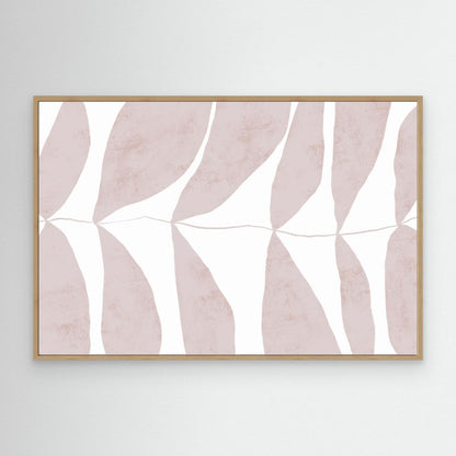 Leaf Patterns in Soft Beige Tones by Uplusmestudio