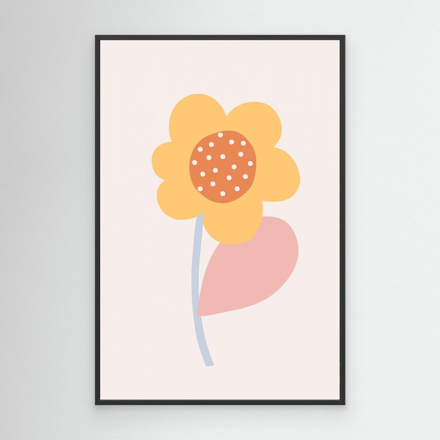 Whimsical Yellow Bloom by Menina Lisboa