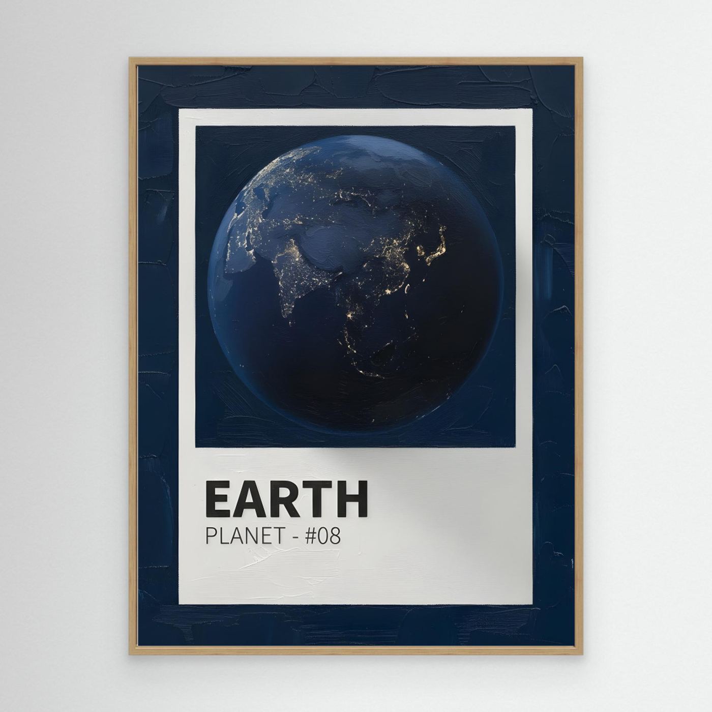 Planet Earth Night View by Hugo
