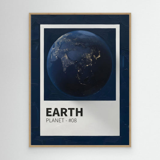 Planet Earth Night View by Hugo