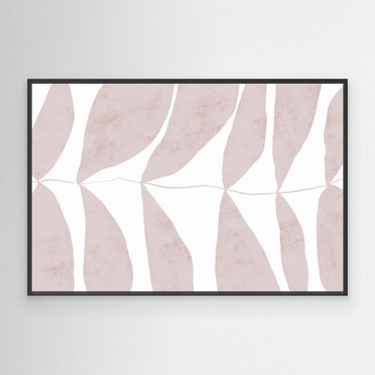 Leaf Patterns in Soft Beige Tones by Uplusmestudio