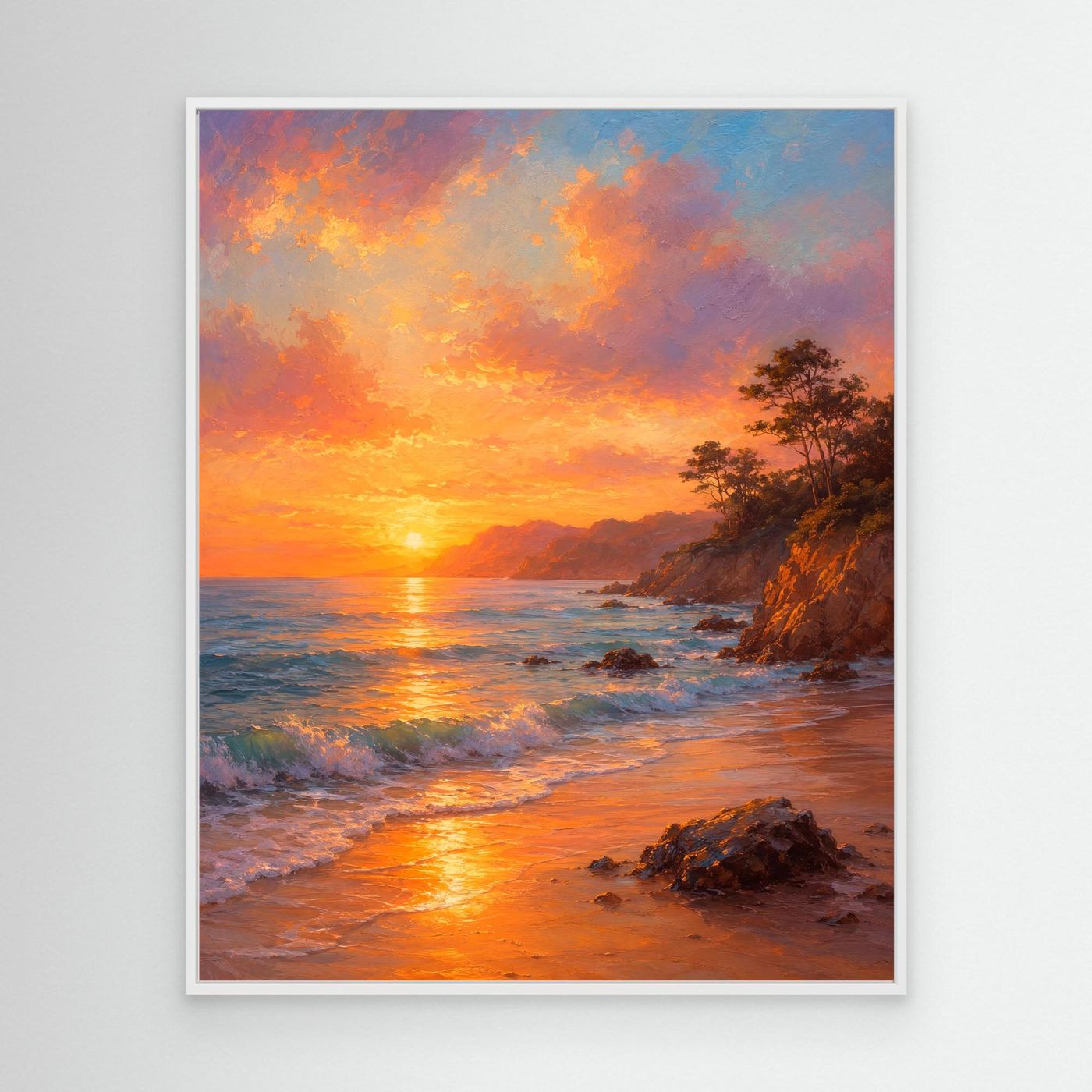 Golden Coastal Sunset