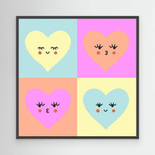 Load image into Gallery viewer, Happy Cute Hearts by Treechild