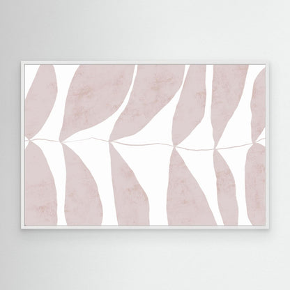 Leaf Patterns in Soft Beige Tones by Uplusmestudio