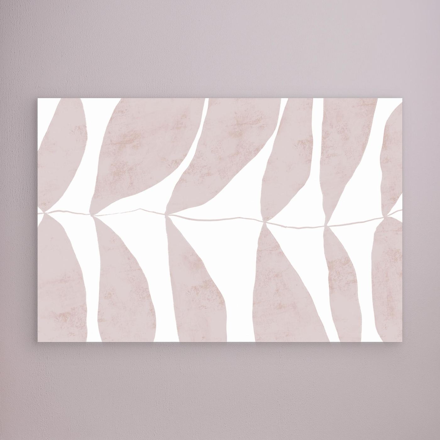 Leaf Patterns in Soft Beige Tones by Uplusmestudio