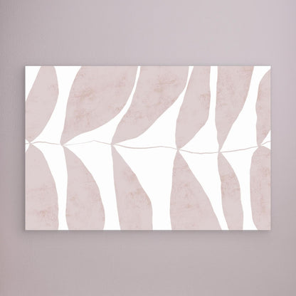Leaf Patterns in Soft Beige Tones by Uplusmestudio