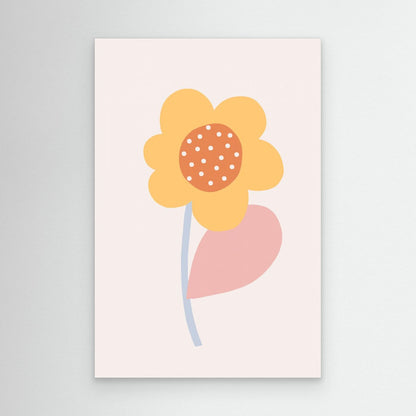 Whimsical Yellow Bloom by Menina Lisboa