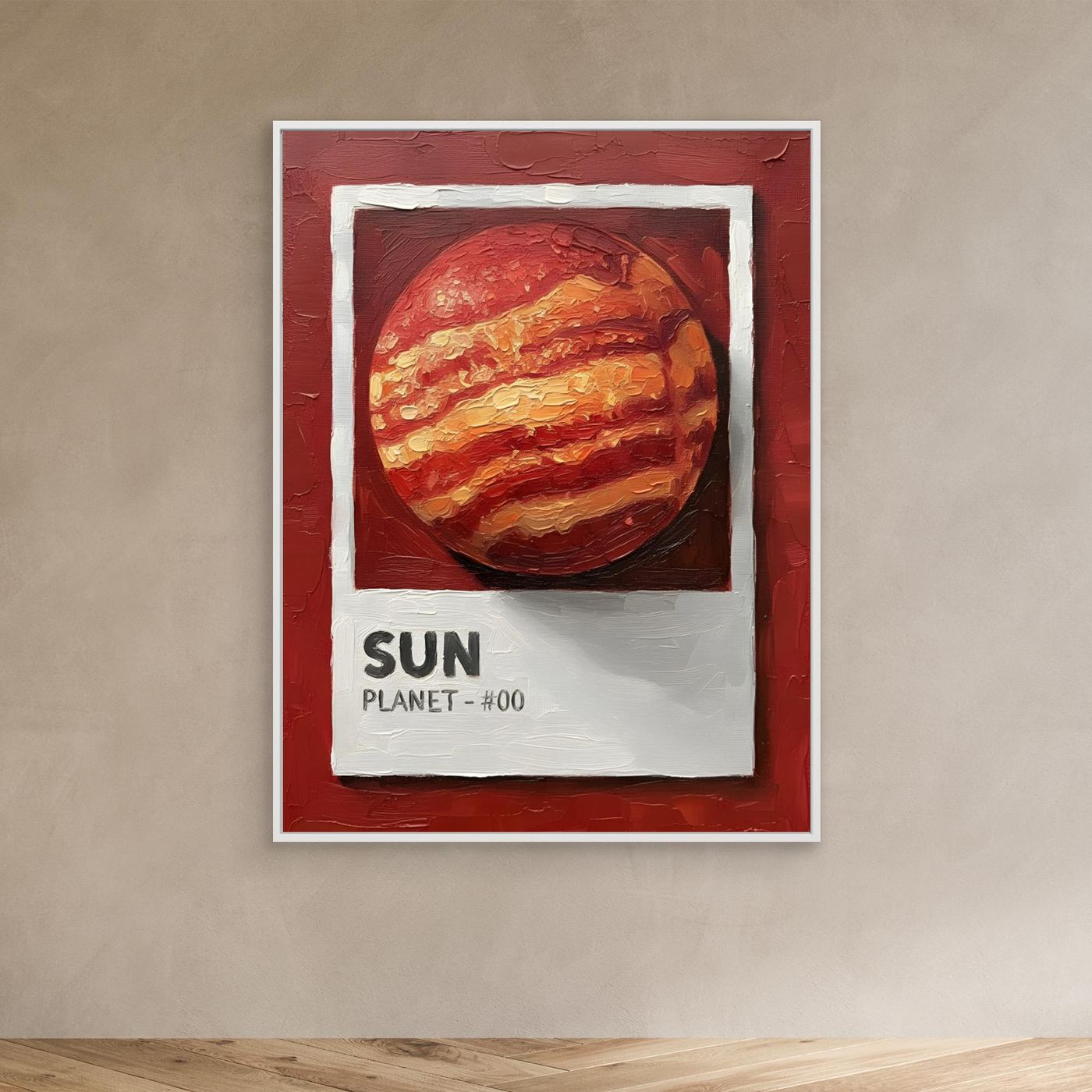 Textured Sun Planet by Hugo