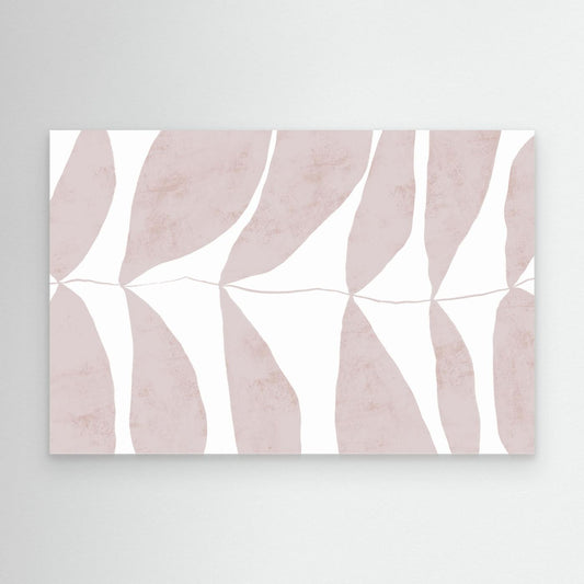 Leaf Patterns in Soft Beige Tones by Uplusmestudio