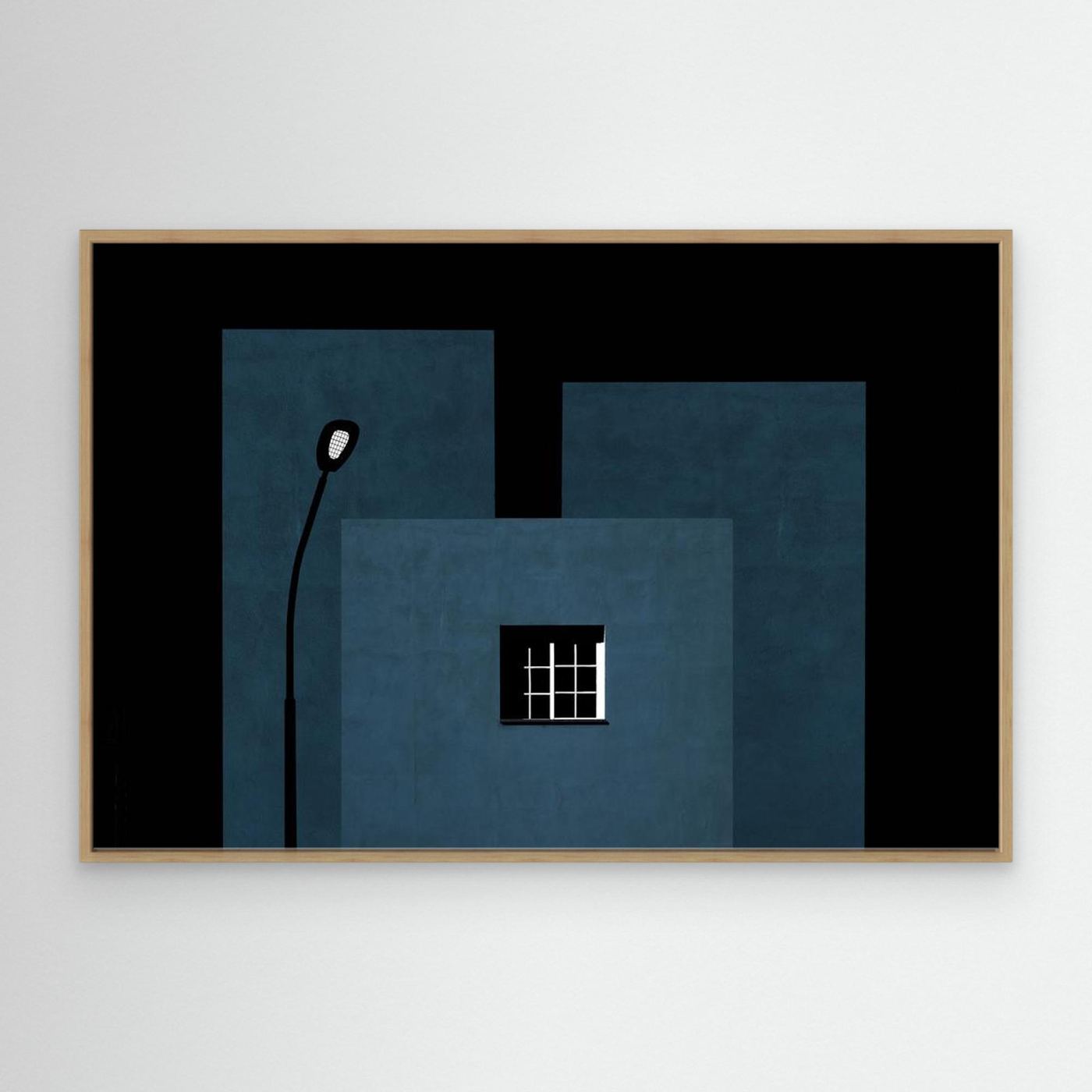 Composition with window and street lamp by Inge Schuster