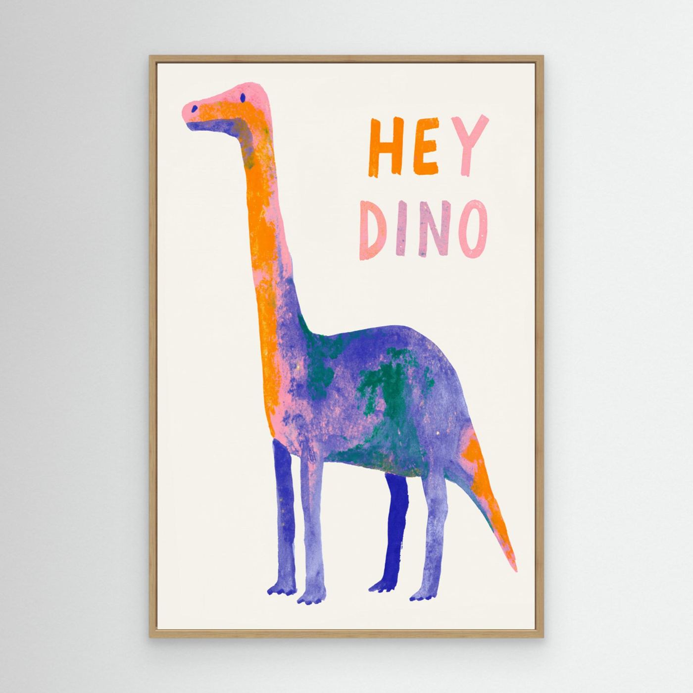 Friendly Colorful Dino by Treechild