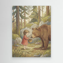Load image into Gallery viewer, Little Girl and Bear by Andreas Magnusson