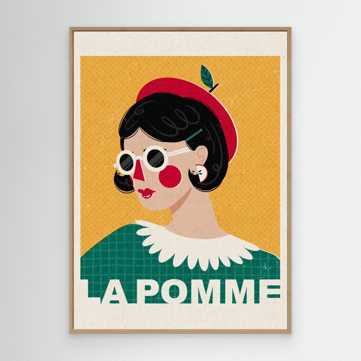 La Pomme French Fashion Portrait by Julia Leister
