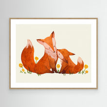 Load image into Gallery viewer, Tender Fox Family by Saskia Michele