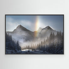 Load image into Gallery viewer, Snowy Mountain Sun Halo by James S. Chia