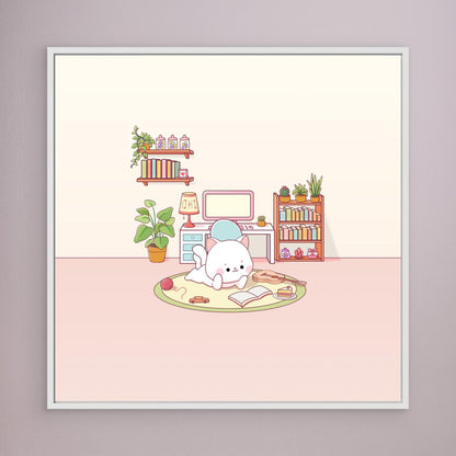 Cute Cat Cozy Room by Xuan Thai
