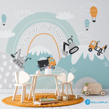 Load image into Gallery viewer, Mountain Top Builders - Kids Wallpaper walldisplay wallpaper-dubai
