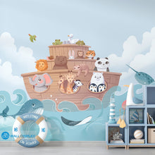 Load image into Gallery viewer, Noah&#39;s Ark - Kids Wallpaper in dubai, Abu Dhabi and all UAE
