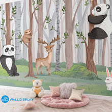 Load image into Gallery viewer, Panda Forest - Kids Wallpaper walldisplay wallpaper-dubai
