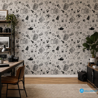 Photography Pattern Wallpaper