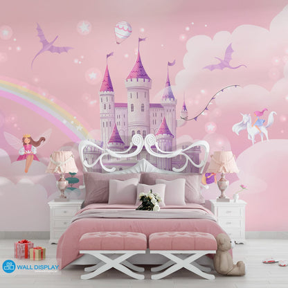 Princess world - Girls Room Wallpaper walldisplay wallpaper-dubai