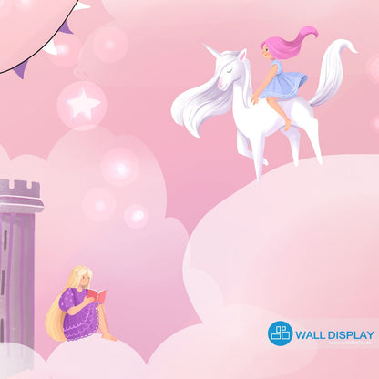 Princess world - Girls Room Wallpaper walldisplay wallpaper-dubai