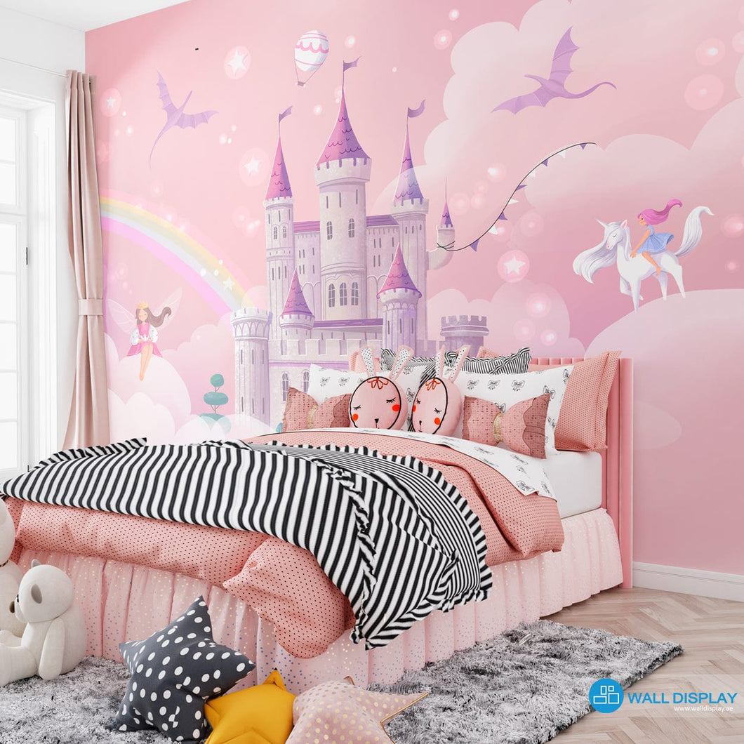 Princess world - Girls Room Wallpaper walldisplay wallpaper-dubai