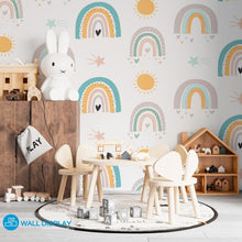 Load image into Gallery viewer, Rainbows I - Kids Wallpaper walldisplay wallpaper-dubai
