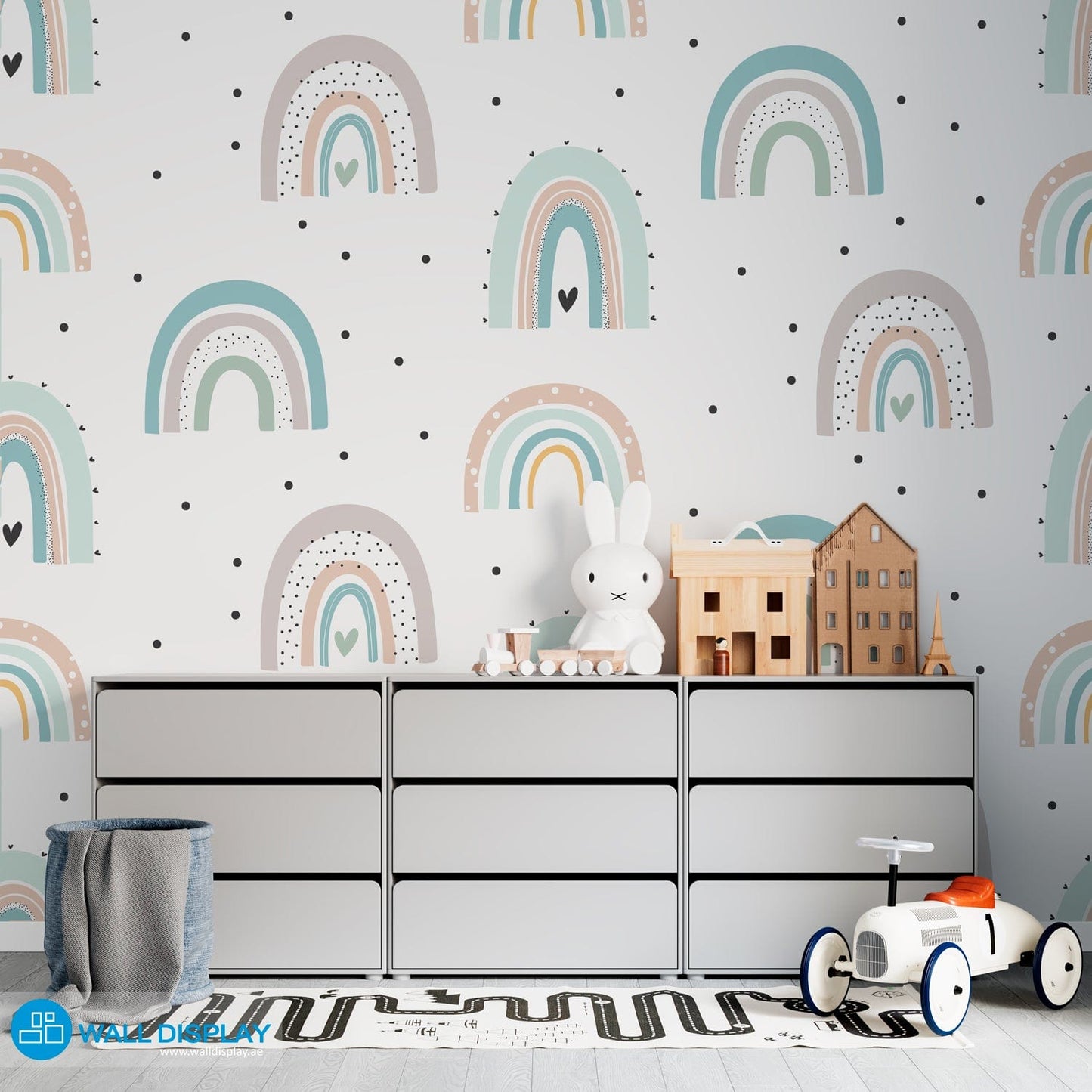 Rainbows II - Kids Wallpaper walldisplay wallpaper-dubai
