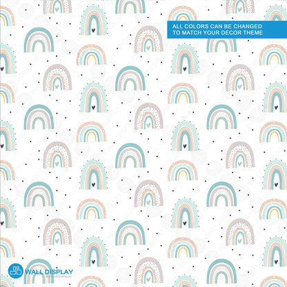 Rainbows II - Kids Wallpaper walldisplay wallpaper-dubai