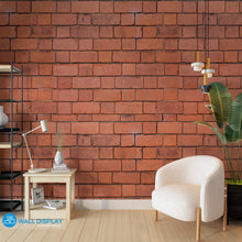 Load image into Gallery viewer, Red Bricks Wall II - Pattern Wallpaper walldisplay wallpaper-dubai
