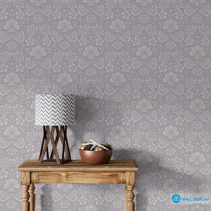 Retro Chic - Floral Wallpaper walldisplay wallpaper-dubai