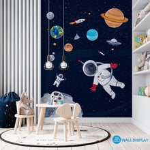 Load image into Gallery viewer, Space Explorer - Kids Wallpaper walldisplay wallpaper-dubai
