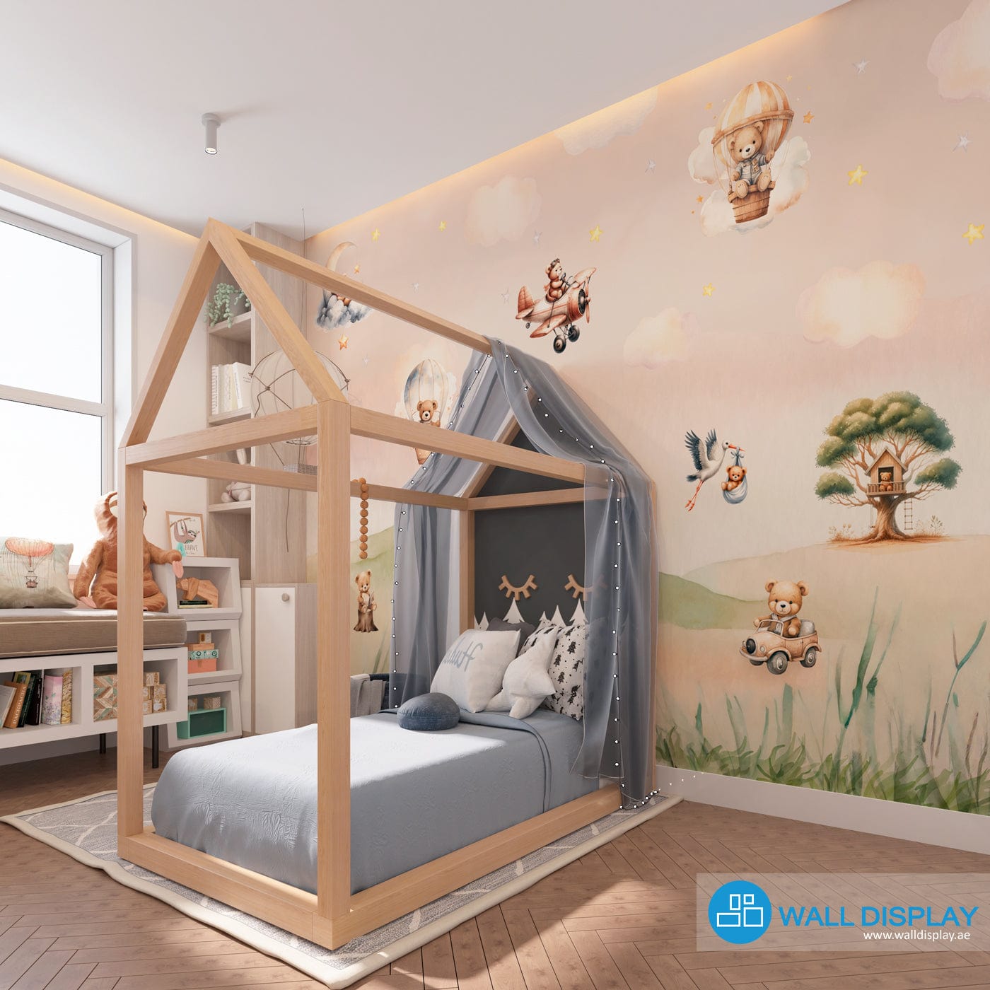 Teddy bears world - Kids Wallpaper walldisplay wallpaper-dubai