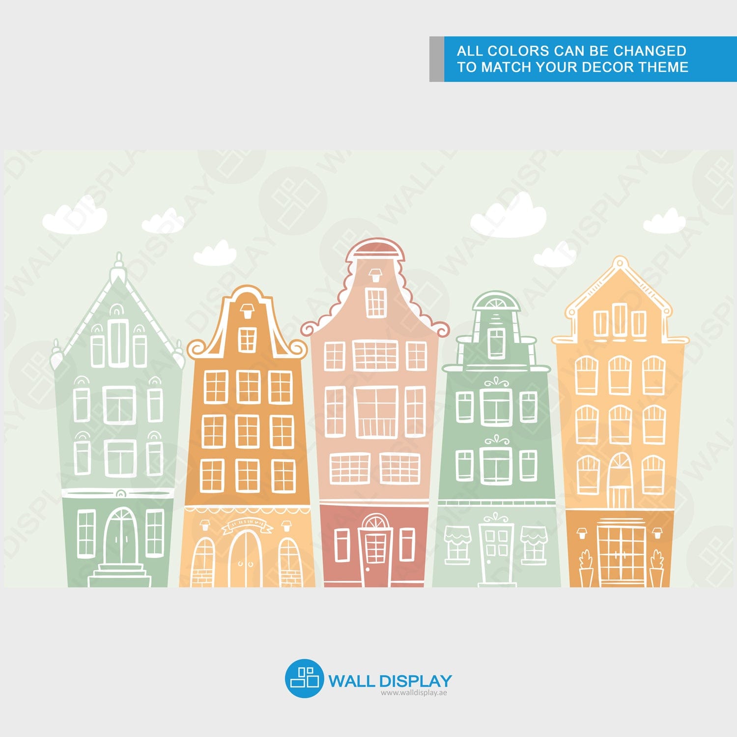 Tiny Town - Kids Wallpaper walldisplay wallpaper-dubai