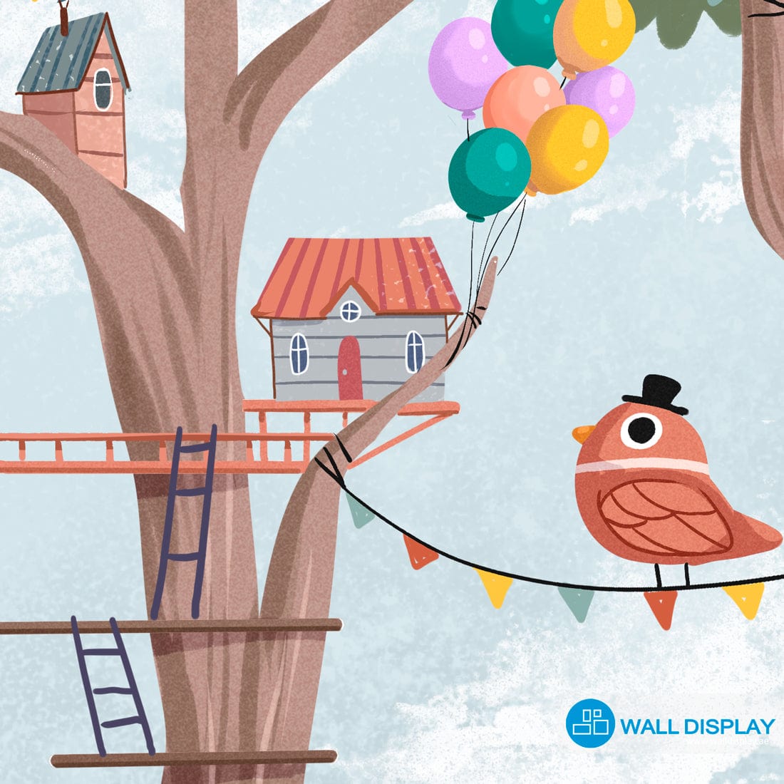 Treehouse Tales - Kids Wallpaper walldisplay wallpaper-dubai