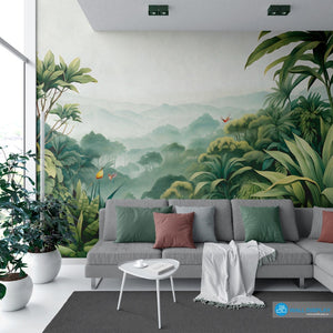 Tropical Tapestry - Wall Mural walldisplay wallpaper-dubai