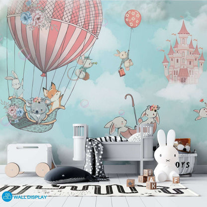 Up Up & Away - Kids Wallpaper in dubai, Abu Dhabi and all UAE