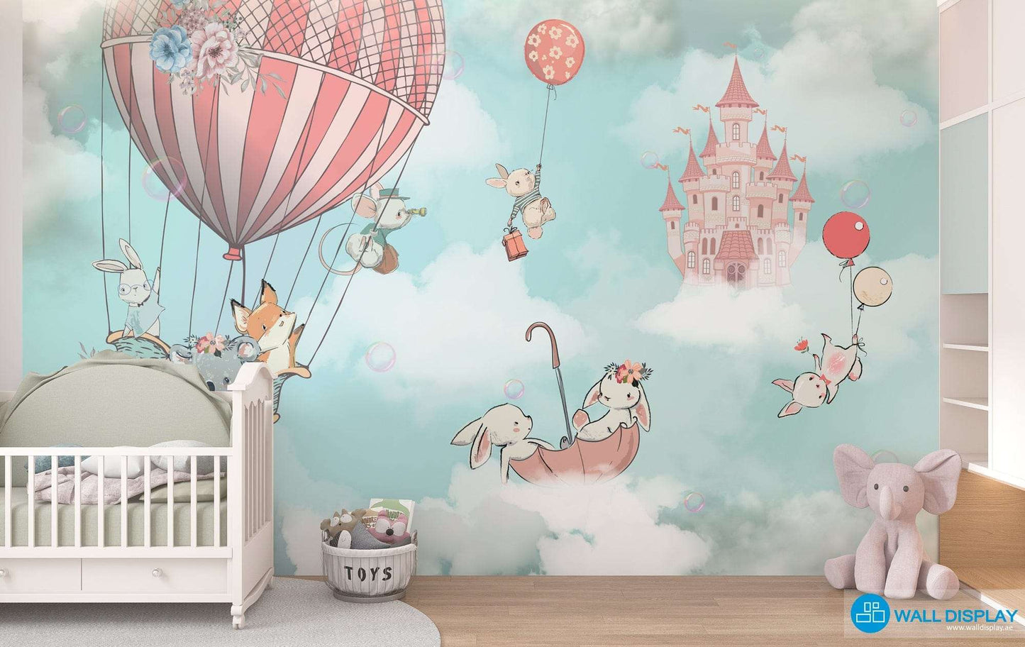 Up Up & Away - Kids Wallpaper in dubai, Abu Dhabi and all UAE