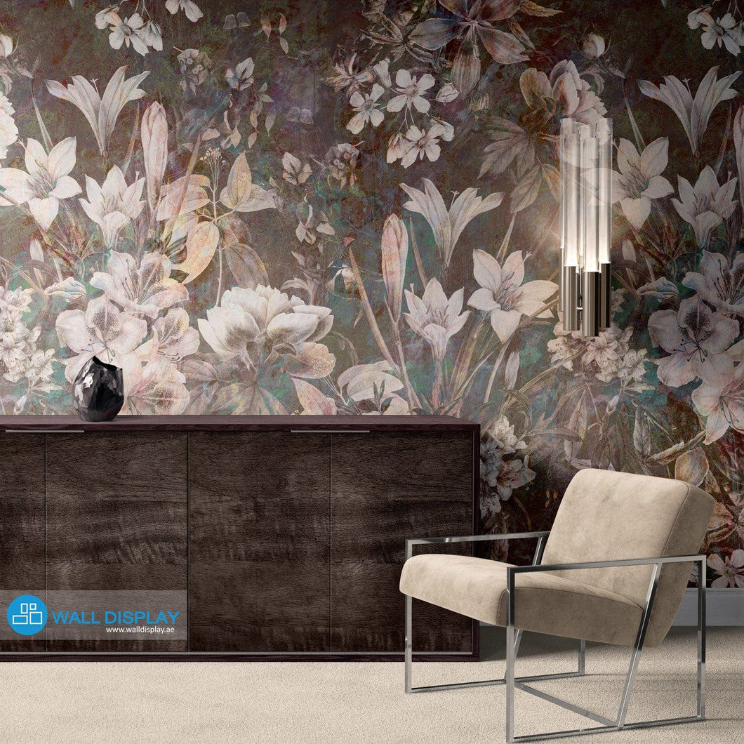 Vintage II - Floral Wallpaper walldisplay wallpaper-dubai