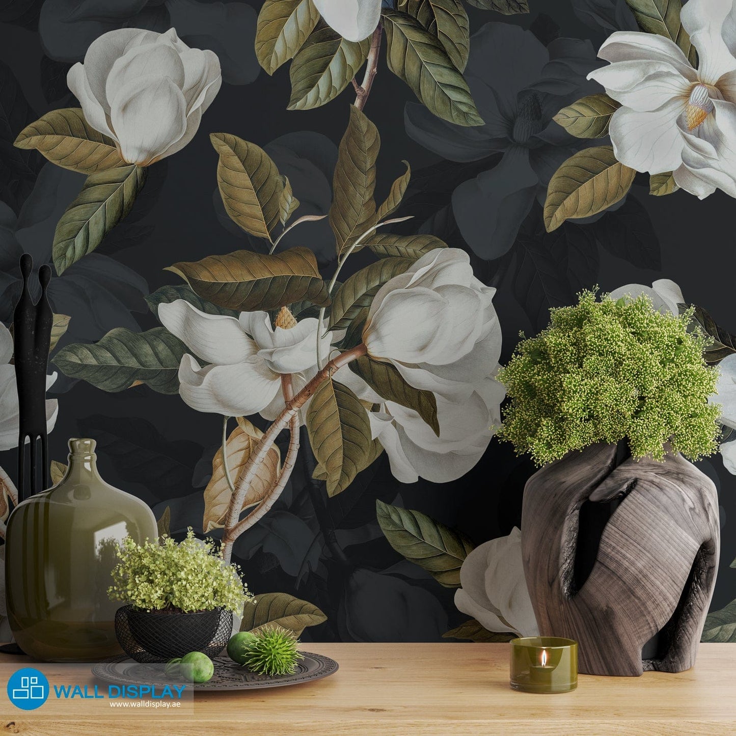 Whispering Petals - Floral Wallpaper walldisplay wallpaper-dubai