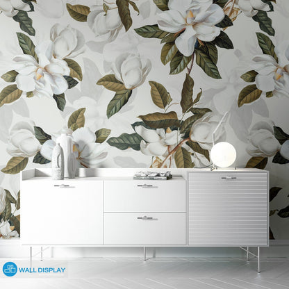 Whispering Petals - Floral Wallpaper walldisplay wallpaper-dubai